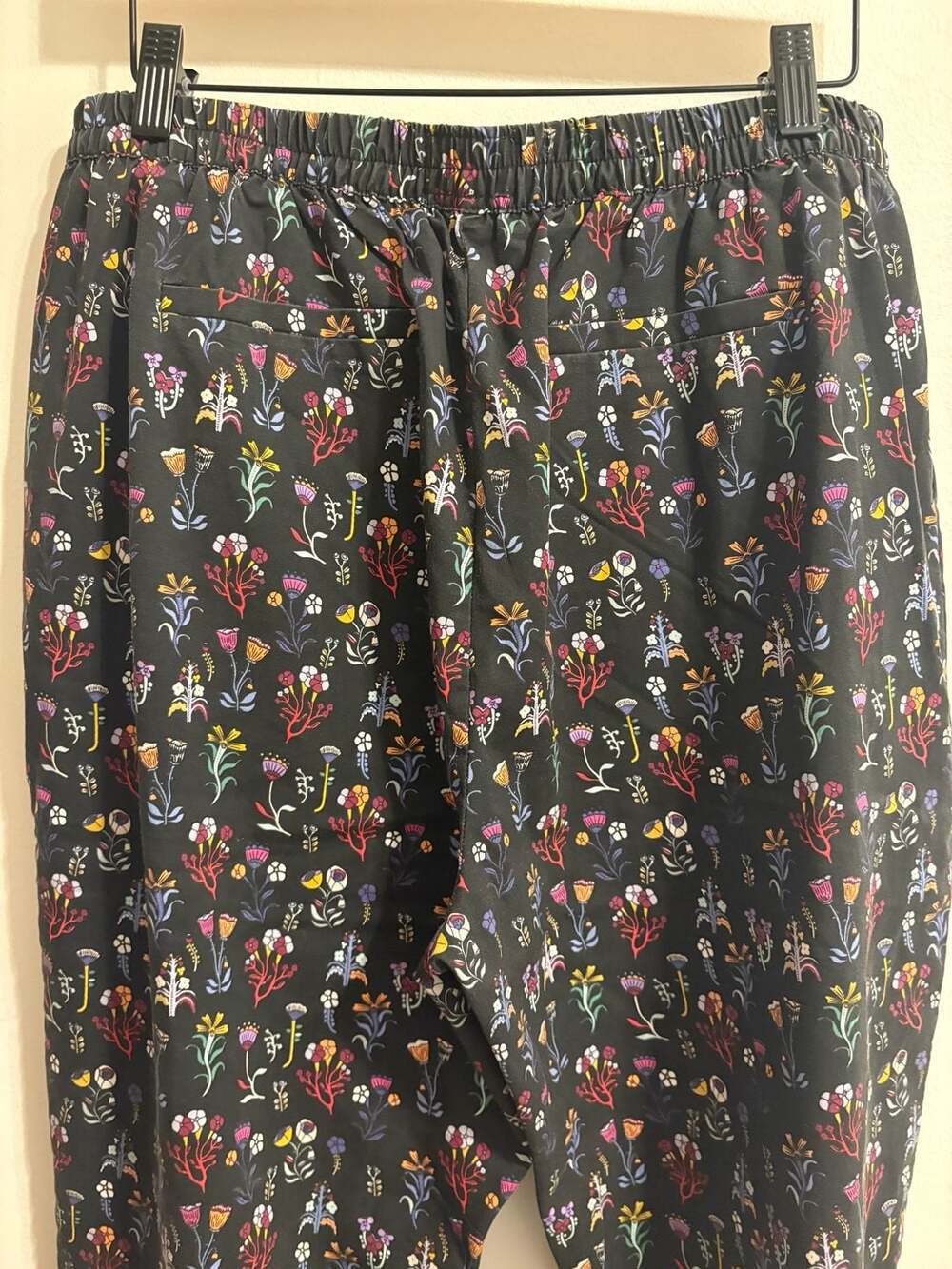 Marine Layer Floral Print Elastic Waist Pants XL - Picture 5 of 8